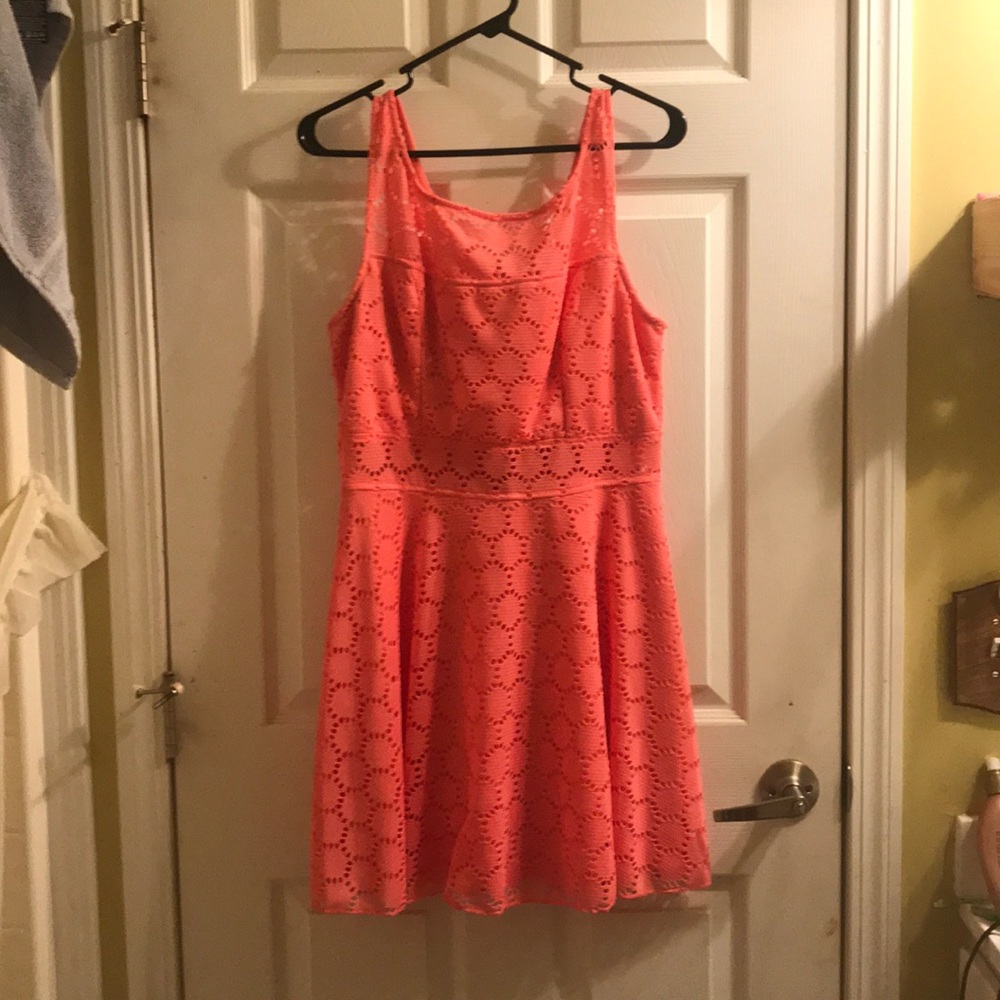 Trixxi Coral Casual Dress